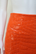 Load image into Gallery viewer, Miu Miu 2015 croc mini skirt
