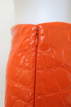 Load image into Gallery viewer, Miu Miu 2015 croc mini skirt
