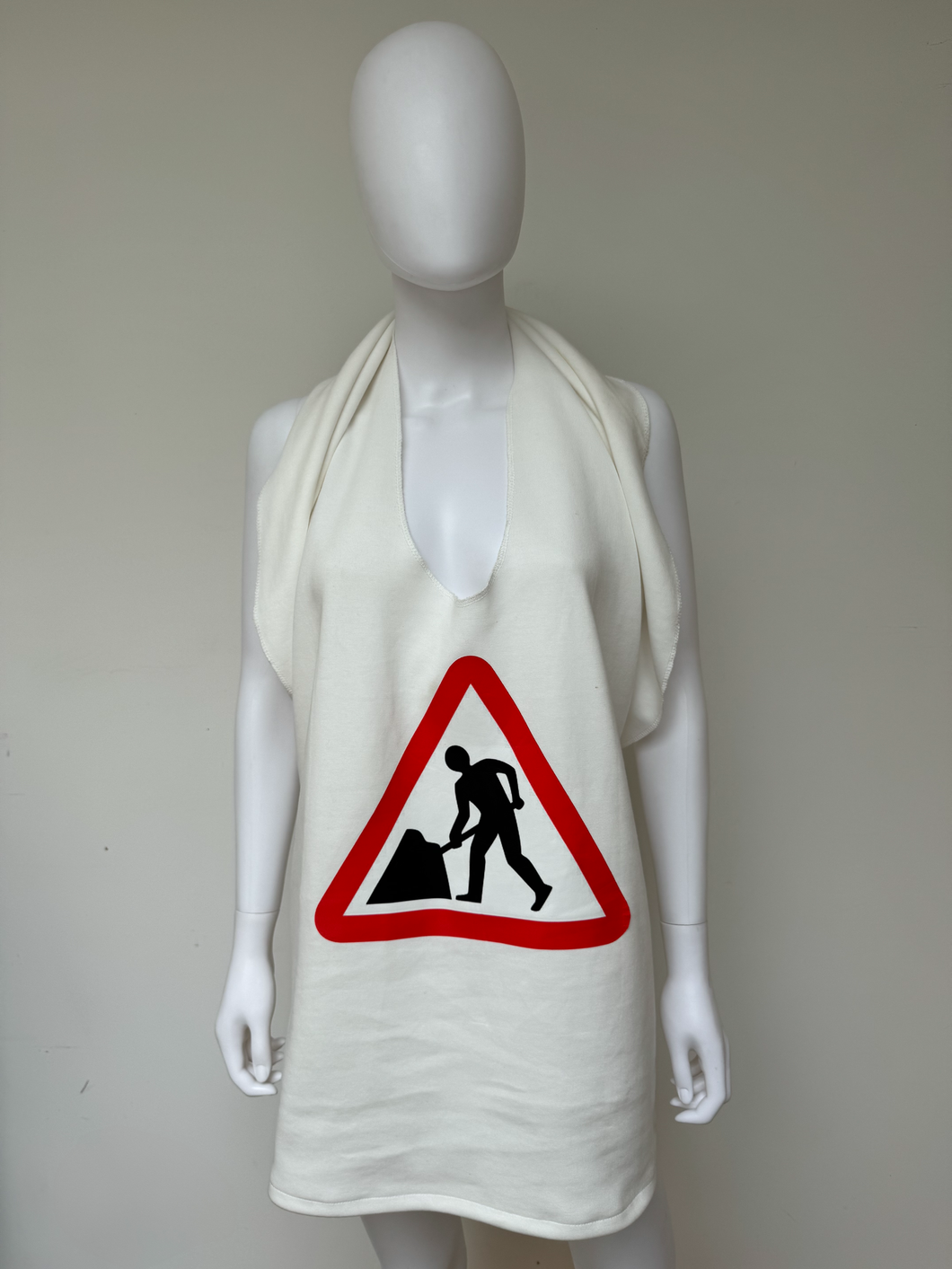 Under Construction Halter Dress